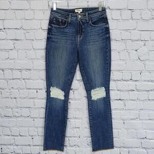 2/$50 L'Agence Distressed Blue Jeans Size 25